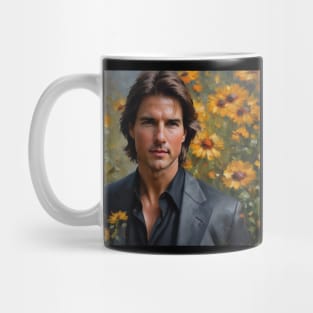 Tom Cruise art watercolor Mug